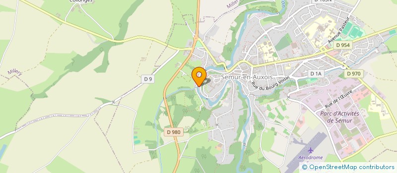 localisation de l'entreprise SCI LE ONZE  SEMUR-EN-AUXOIS