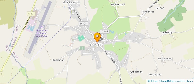 localisation de l'entreprise SCI LE P TIT BAR  GUISCRIFF