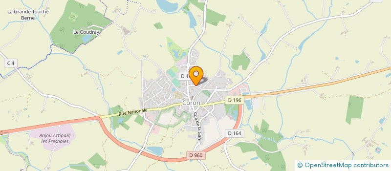 localisation de l'entreprise SCI LE P'TIT CHEZ NOUS  CORON