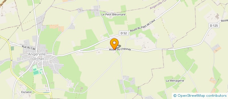 localisation de l'entreprise SCI LE P'TIT FUT  ANGERVILLE-L'ORCHER