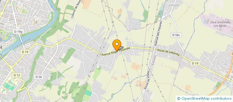 localisation de l'entreprise SCI LE P TIT NID DE THAU  MURET