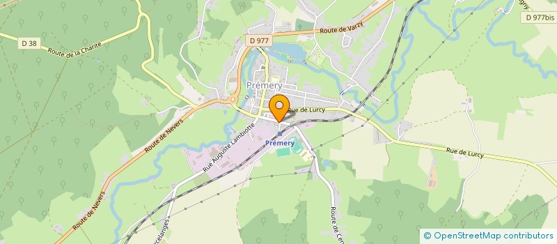 localisation de l'entreprise SCI LE P'TIT NOGENT  PREMERY