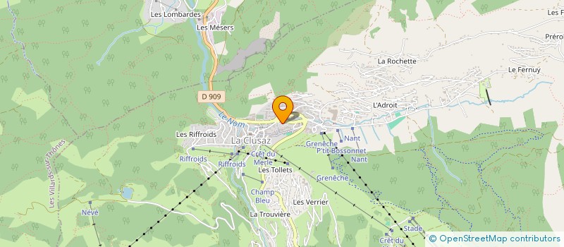 localisation de l'entreprise SCI LE PACCALY à LA CLUSAZ