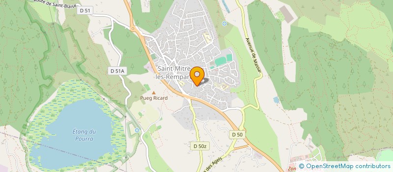 localisation de l'entreprise SCI LE PACHA  SAINT-MITRE-LES-REMPARTS
