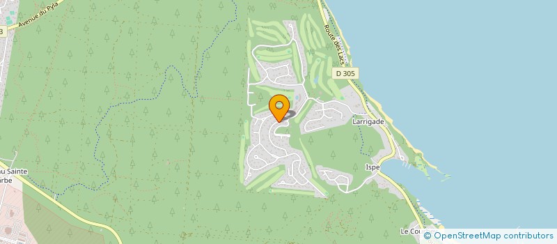 localisation de l'entreprise SCI LE PACHIS  BISCARROSSE