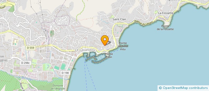localisation de l'entreprise SCI LE PACTE à LE LAVANDOU