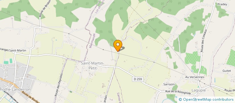 localisation de l'entreprise SCI LE PACTE DES ANGES  LAGUPIE