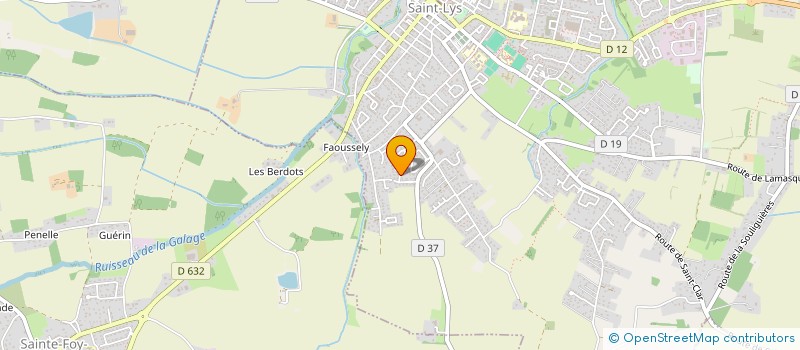 localisation de l'entreprise SCI LE PADDOCK  SAINT-LYS