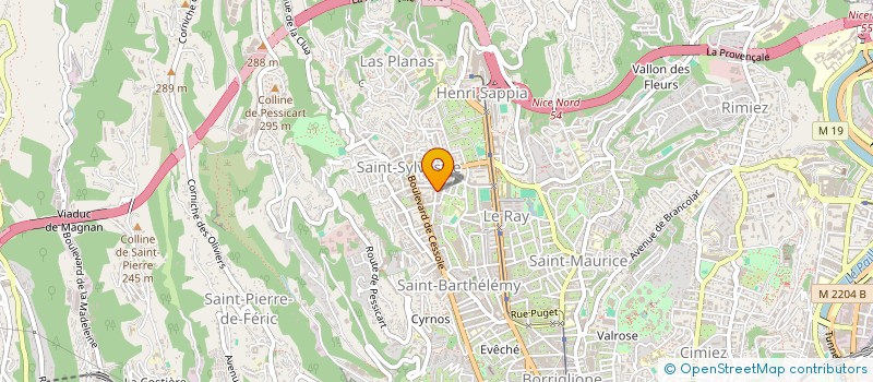 localisation de l'entreprise SCI LE PADOUE à NICE