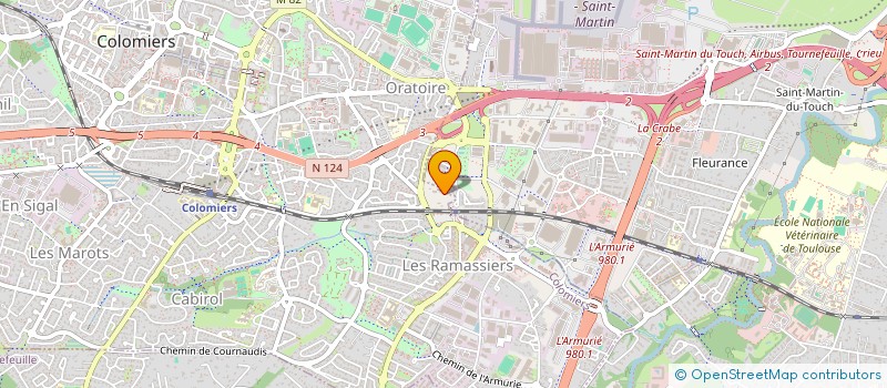localisation de l'entreprise SCI LE PAGE à COLOMIERS