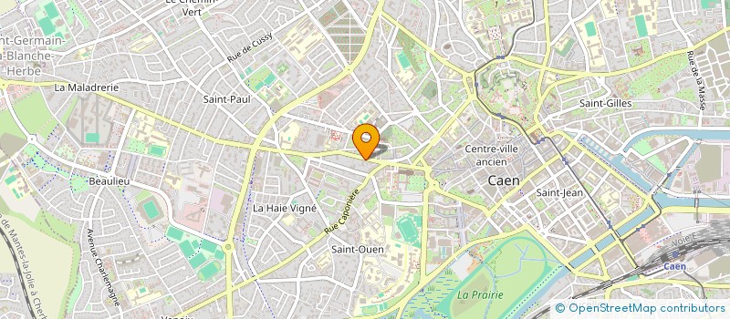 localisation de l'entreprise SCI LE PAGE à CAEN