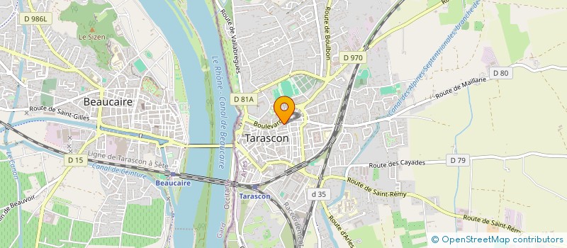 localisation de l'entreprise SCI LE PAGNOL  TARASCON