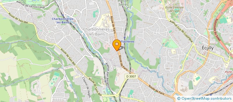 localisation de l'entreprise SCI  LE PAILLET  CHARBONNIERES-LES-BAINS