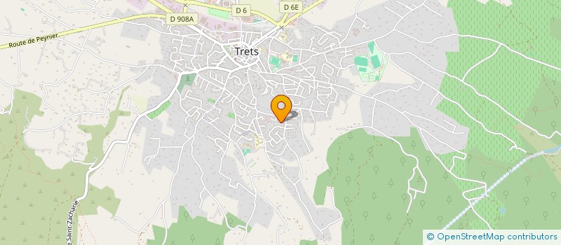 localisation de l'entreprise SCI LE PAIN DE SUCRE à TRETS