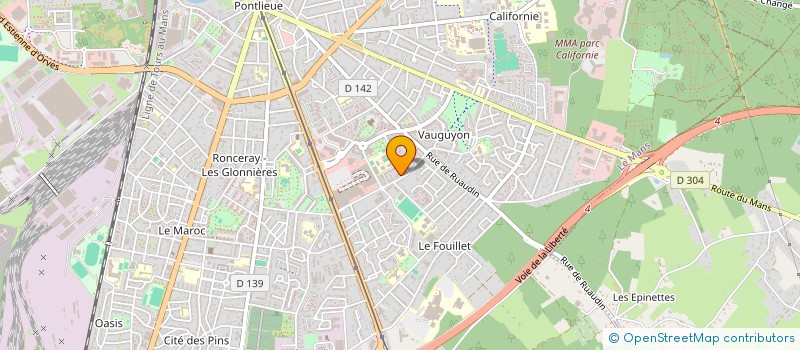 localisation de l'entreprise SCI LE PALAIS à LE MANS