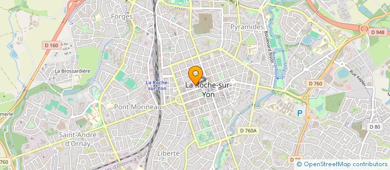 localisation de l'entreprise SCI LE PALAIS  LA ROCHE-SUR-YON