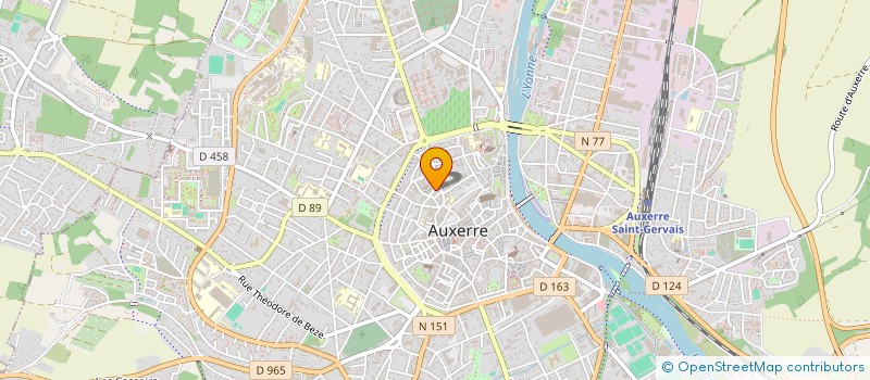 localisation de l'entreprise SCI LE PALAIS à AUXERRE