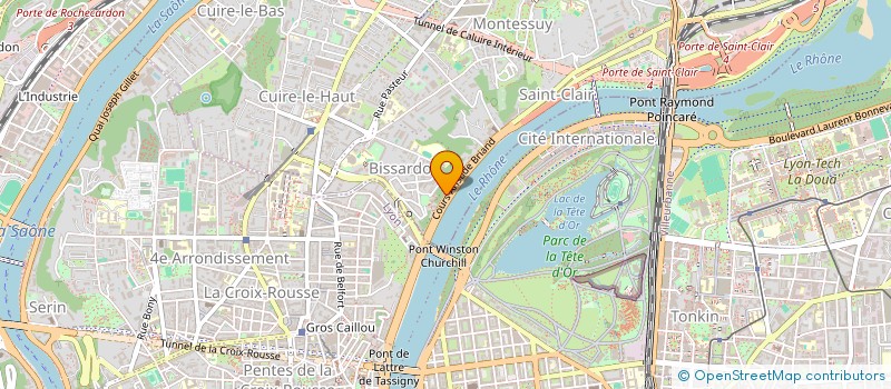 localisation de l'entreprise SCI LE PALAIS ROSE  CALUIRE-ET-CUIRE