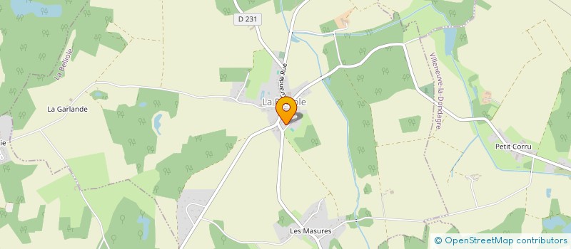 localisation de l'entreprise SCI LE PALET  DOLLOT