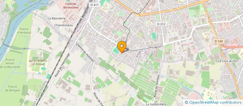 localisation de l'entreprise SCI LE PALET à ANGERS