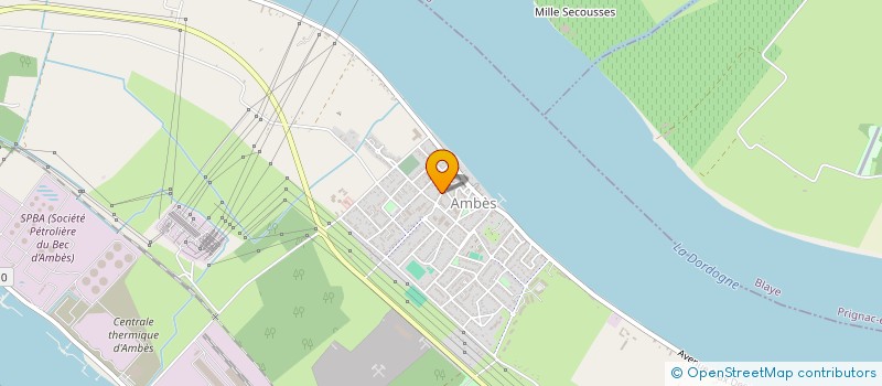 localisation de l'entreprise SCI LE PALMIER à AMBES
