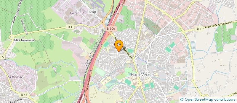 localisation de l'entreprise SCI LE PALMIER à PERPIGNAN