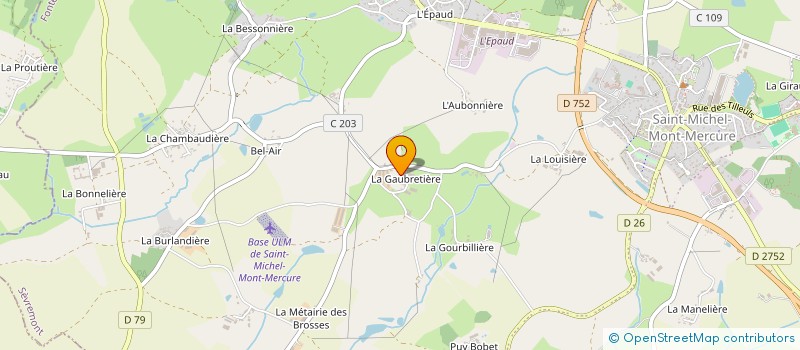 localisation de l'entreprise SCI LE PALMIER à SEVREMONT