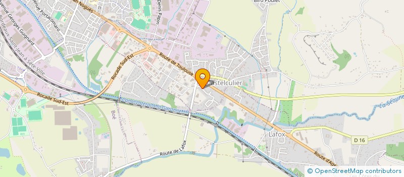 localisation de l'entreprise SCI LE PALMIER  CASTELCULIER