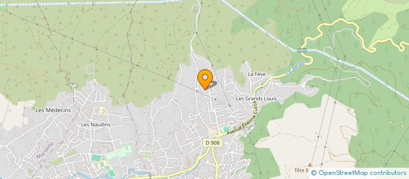 localisation de l'entreprise SCI LE PALMIER DU COURS JULIEN  ALLAUCH