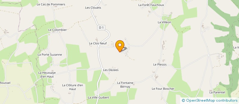 localisation de l'entreprise SCI LE PALY à LE MENE