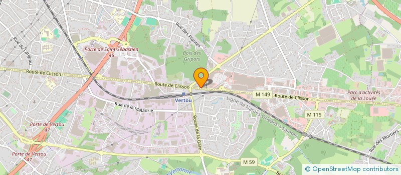 localisation de l'entreprise SCI LE PAMIR à SAINT-SEBASTIEN-SUR-LOIRE