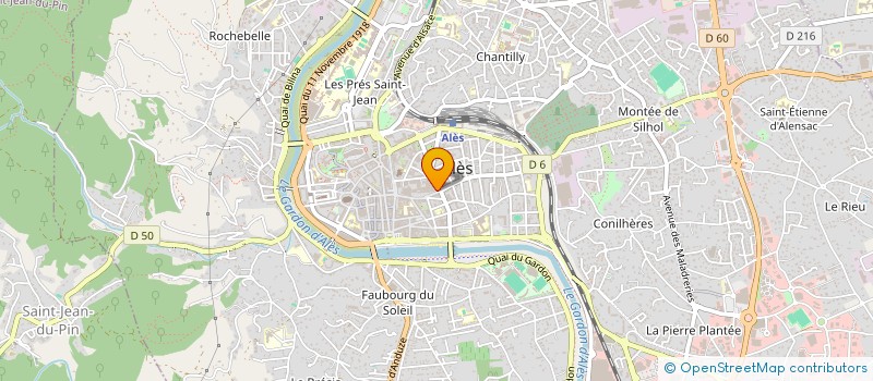 localisation de l'entreprise SCI LE PANAMA  ALES