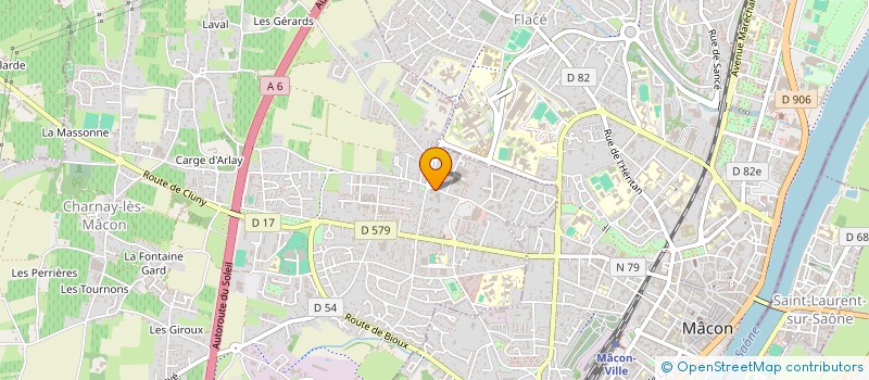 localisation de l'entreprise SCI LE PANATE à CHARNAY-LES-MACON