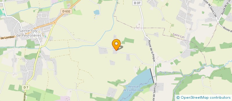 localisation de l'entreprise SCI LE PANCOUSSE  SAINTE-FOY-DE-PEYROLIERES