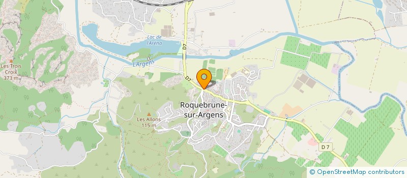 localisation de l'entreprise SCI LE PANIER à ROQUEBRUNE-SUR-ARGENS