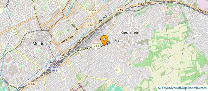 localisation de l'entreprise SCI LE PANONCEAU  RIEDISHEIM