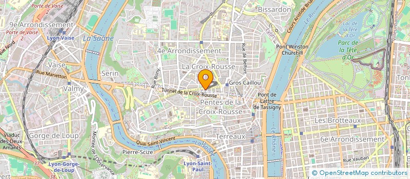 localisation de l'entreprise SCI LE PANORAMA à LYON