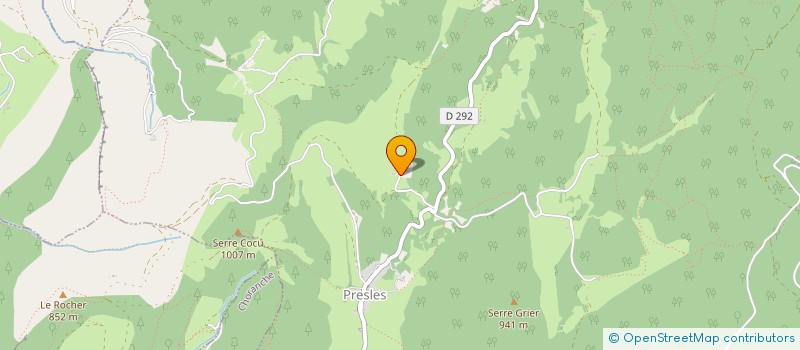 localisation de l'entreprise SCI LE PANORAMA  PONT-EN-ROYANS