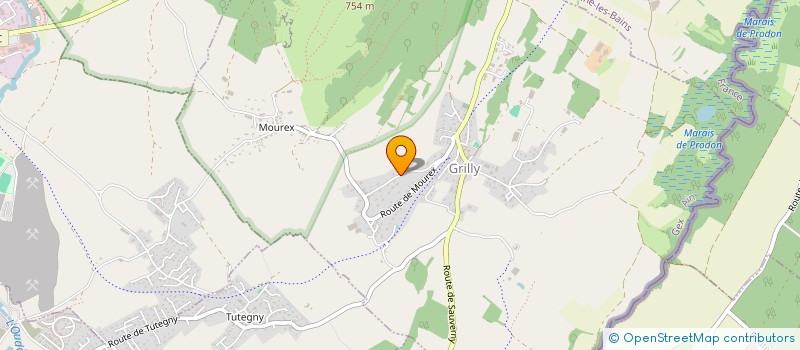 localisation de l'entreprise SCI LE PANORAMA DE CHAVANNE  GRILLY