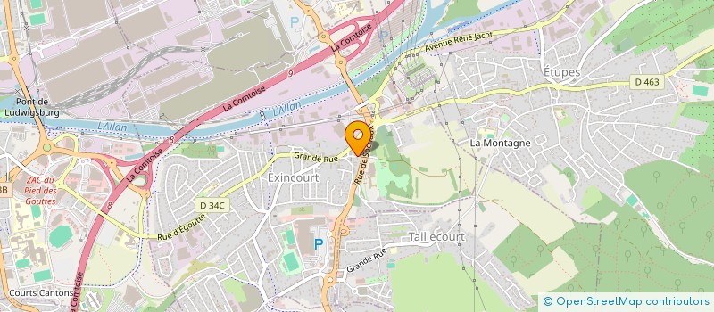 localisation de l'entreprise SCI LE PANORAMIC à EXINCOURT