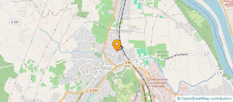 localisation de l'entreprise SCI LE PANTIER à SAINT-PERAY