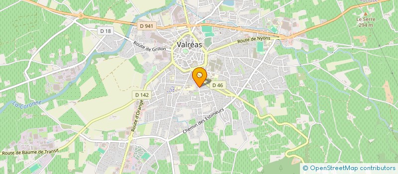 localisation de l'entreprise SCI LE PAON à VALREAS