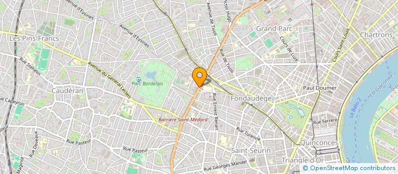 localisation de l'entreprise SCI LE PAON  BORDEAUX