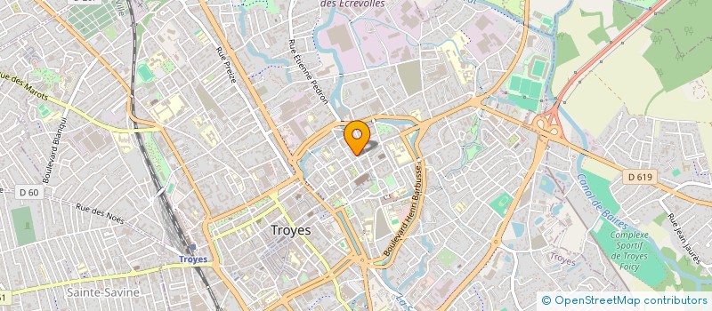 localisation de l'entreprise SCI LE PAON DE TROYES à TROYES