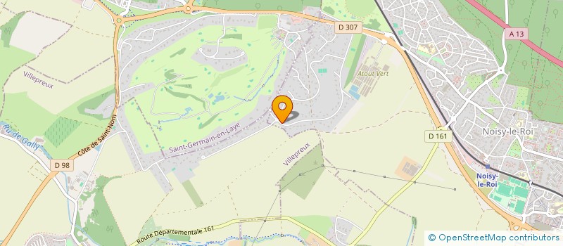 localisation de l'entreprise SCI LE PAPILLON BLEU à NOISY-LE-ROI