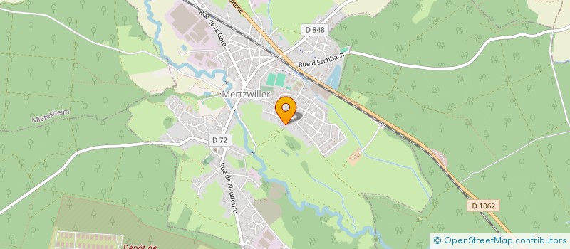localisation de l'entreprise SCI LE PAQUIS  MERTZWILLER