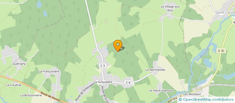 localisation de l'entreprise SCI LE PARADIAL  VIGNOUX-SUR-BARANGEON