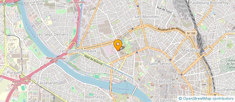 localisation de l'entreprise SCI LE PARADIS à TOULOUSE