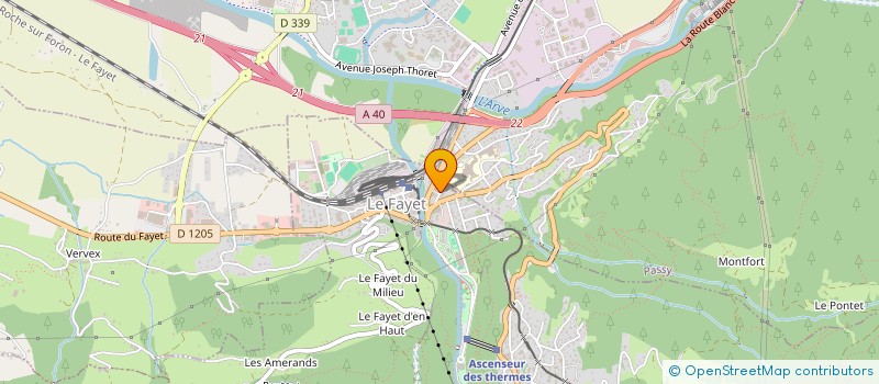 localisation de l'entreprise SCI LE PARADIS  SAINT-GERVAIS-LES-BAINS