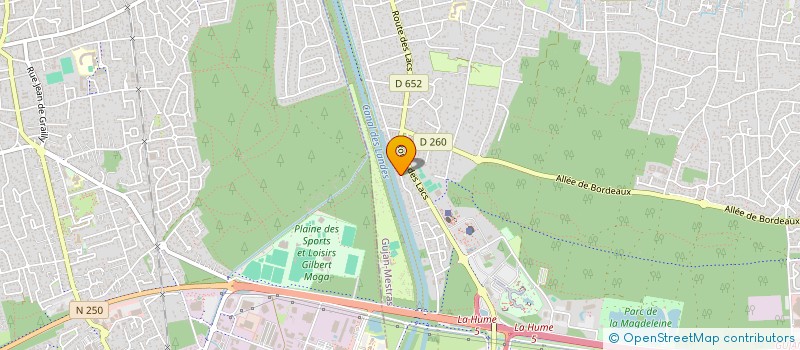 localisation de l'entreprise SCI LE PARADIS  GUJAN-MESTRAS